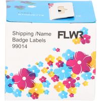FLWR Dymo 99014 Adreslabel 54 mm x 101 mm wit labels - thumbnail