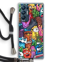Vexx Mixtape: Oppo Find X3 Neo Transparant Hoesje met koord