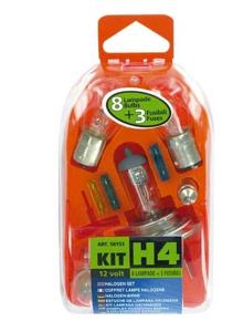 Reservelampset 11-delig H4 4258153