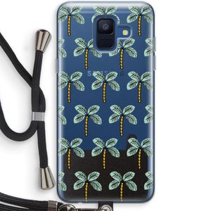 Paradise: Samsung Galaxy A6 (2018) Transparant Hoesje met koord
