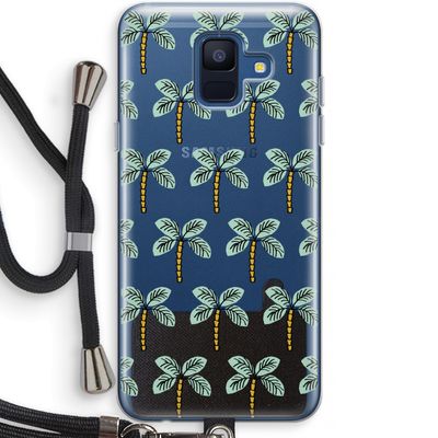 Paradise: Samsung Galaxy A6 (2018) Transparant Hoesje met koord