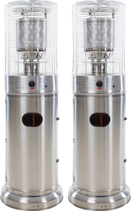Sunred Propus Lounge Heater Zilver Duo Pack