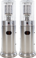 Sunred Propus Lounge Heater Zilver Duo Pack - thumbnail