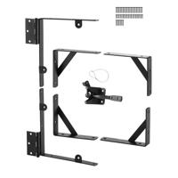 VEVOR Poortframe Anti-doorzakhoekbeugel Poortframe Hardware IJzer Zwart