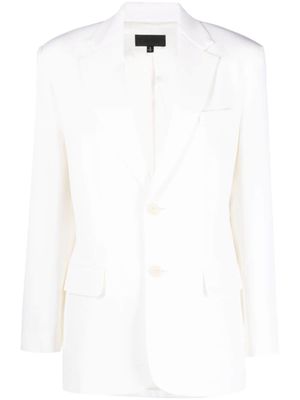Nili Lotan blazer boutonné à épaulettes - Blanc
