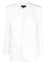 Nili Lotan blazer boutonné à épaulettes - Blanc