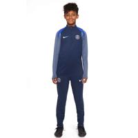 Nike Paris Saint-Germain Strike Trainingspak 1/4-Zip 2025-2026 Kids Donkerblauw Blauw Wit