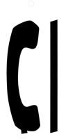 Metafranc Plaksymbool 100Mm Zwart Tel - WU0510620