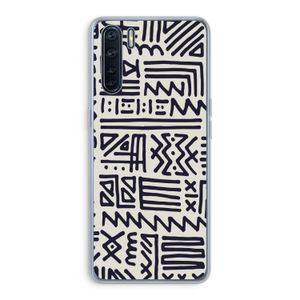 Marrakech print: Oppo A91 Transparant Hoesje