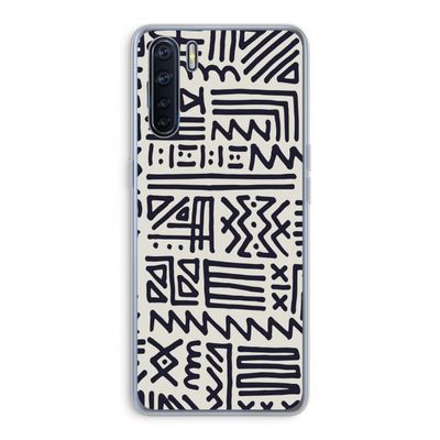 Marrakech print: Oppo A91 Transparant Hoesje