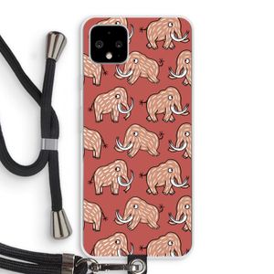 Mammoet: Pixel 4 XL Transparant Hoesje met koord