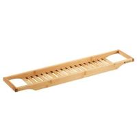 Badplank, Bamboe Bad Brug, Plank voor in Bad, 74 cm, Bamboe Hout