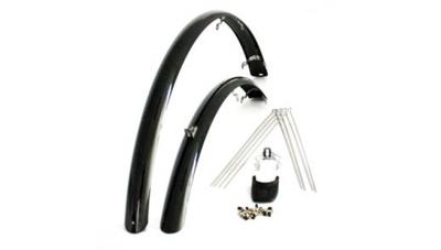 Eurofender Spatbordset elegance 28" x 46 mm - zwart