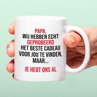 Mok Papa We Hebben Het Geprobeerd Mok Papa We Hebben Het Geprobeerd
