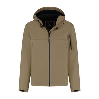 Travelin&apos; Men - Softshell jacket - Bruin - Maat XXL
