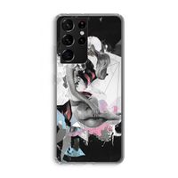 Camouflage de sommeil: Samsung Galaxy S21 Ultra Transparant Hoesje