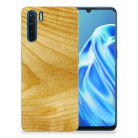 OPPO A91 Bumper Hoesje Licht Hout