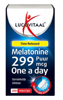 Lucovitaal Melatonine Puur 299 mcg Tabletten