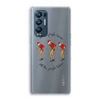 Jingle Ladies: Oppo Find X3 Neo Transparant Hoesje