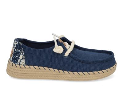 Hey Dude Wendy Espadrille Hibiscus blue Blauw maat 39