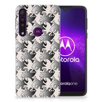 Motorola One Macro | TPU Hoesje | Salamander Grey