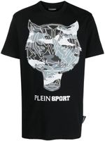 Plein Sport t-shirt à logo imprimé - Noir