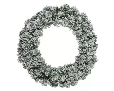 Imperial krans snowy 60 cm - groen en wit