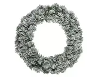 Imperial krans snowy 60 cm - groen en wit