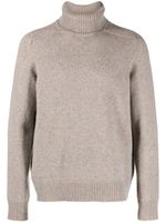 Zegna roll-neck cashmere jumper - Tons neutres - thumbnail