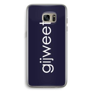 Gijweet: Samsung Galaxy S7 Edge Transparant Hoesje