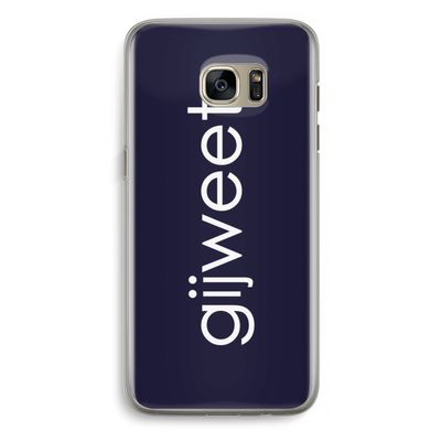 Gijweet: Samsung Galaxy S7 Edge Transparant Hoesje