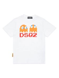 DSQUARED2 KIDS x Pac-man t-shirt à imprimé graphique - Blanc