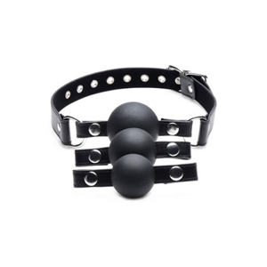 XR Brands Interchangeable Silicone Ball Gag