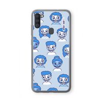 Gezichtjes: Samsung Galaxy A11 Transparant Hoesje Gezichtjes: Samsung Galaxy A11 Transparant Hoesje