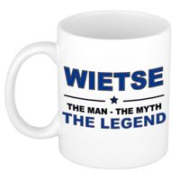 Wietse The man, The myth the legend cadeau koffie mok / thee beker 300 ml - thumbnail