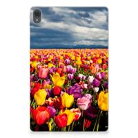 Lenovo Tab P11 | P11 Plus | Siliconen hoesje | Tulpen