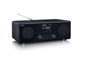 Internet / DAB+ FM Radio met CD-speler en Bluetooth® Lenco Zwart