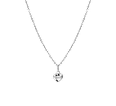 Ketting Hartje witgoud 1 mm 41 + 4 cm