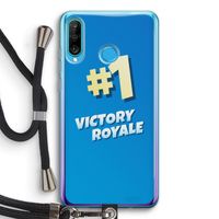 Victory Royale: Huawei P30 Lite Transparant Hoesje met koord