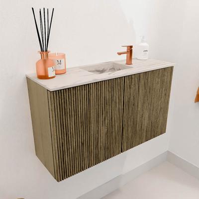 Toiletmeubel Mondiaz Joya Dlux | 70 cm | Meubelkleur Dusk | Faye wastafel Nata Wasbak Midden | 1 kraangat