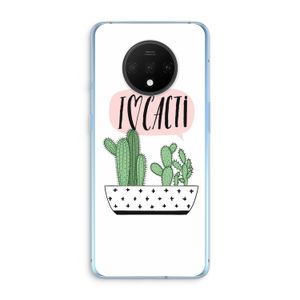 I love cacti: OnePlus 7T Transparant Hoesje