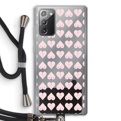 Ass 'n Titties: Samsung Galaxy Note 20 / Note 20 5G Transparant Hoesje met koord