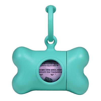 Hondetas Dispenser United Pets Bon Ton Nano Classic Hond Aquamarijn Gerecycled plastic (6 x 3 x 4 cm)