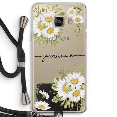 Daisies: Samsung Galaxy A3 (2016) Transparant Hoesje met koord