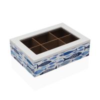 Box for Infusions Versa Aqua 2 Hout 17 x 7 x 24 cm