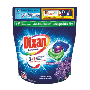 Dixan Dixan Lavendel Power Caps 3-in-1 - 25 wasbeurten