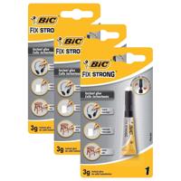 Bic secondelijm - 3x - 3g - lijm - hobbylijm - secondelijm Bic secondelijm - 3x - 3g - lijm - hobbylijm - secondelijm