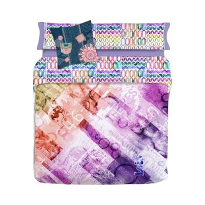 Dekbedovertrek set Lois JASON P. Mauve Bed van 90 3 Onderdelen