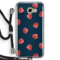 Framboosjes: Samsung Galaxy A5 (2017) Transparant Hoesje met koord