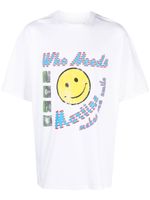 Martine Rose slogan-print cotton T-shirt - Blanc